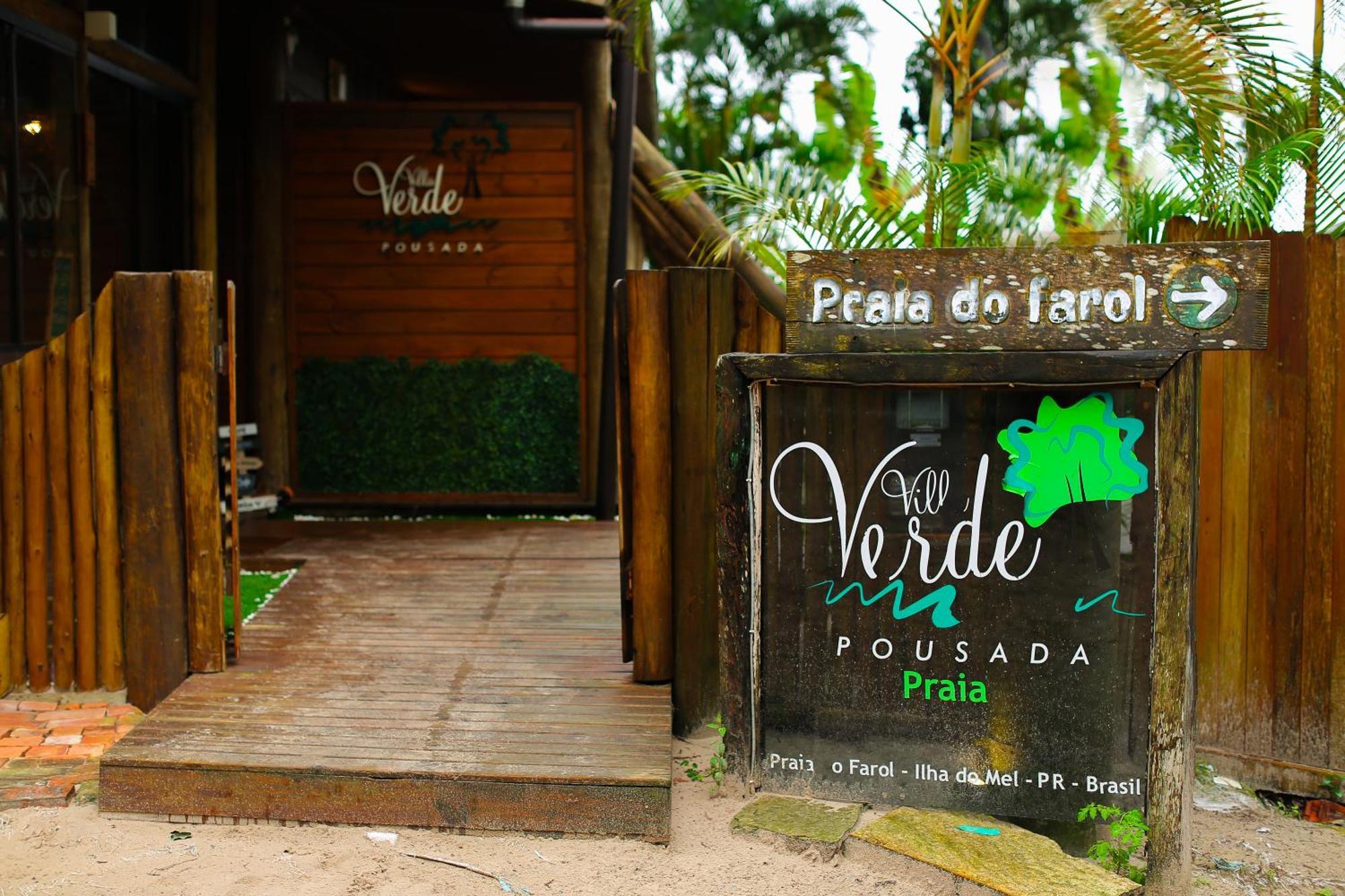 Pousada Villa Verde - Frente Para A Praia Do Farol Иля до Мел Екстериор снимка