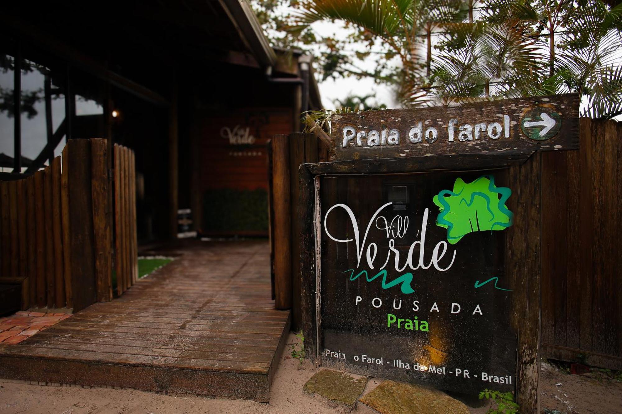 Pousada Villa Verde - Frente Para A Praia Do Farol Иля до Мел Екстериор снимка