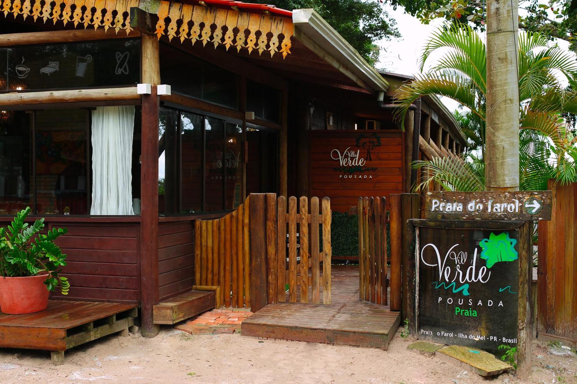 Pousada Villa Verde - Frente Para A Praia Do Farol Иля до Мел Екстериор снимка